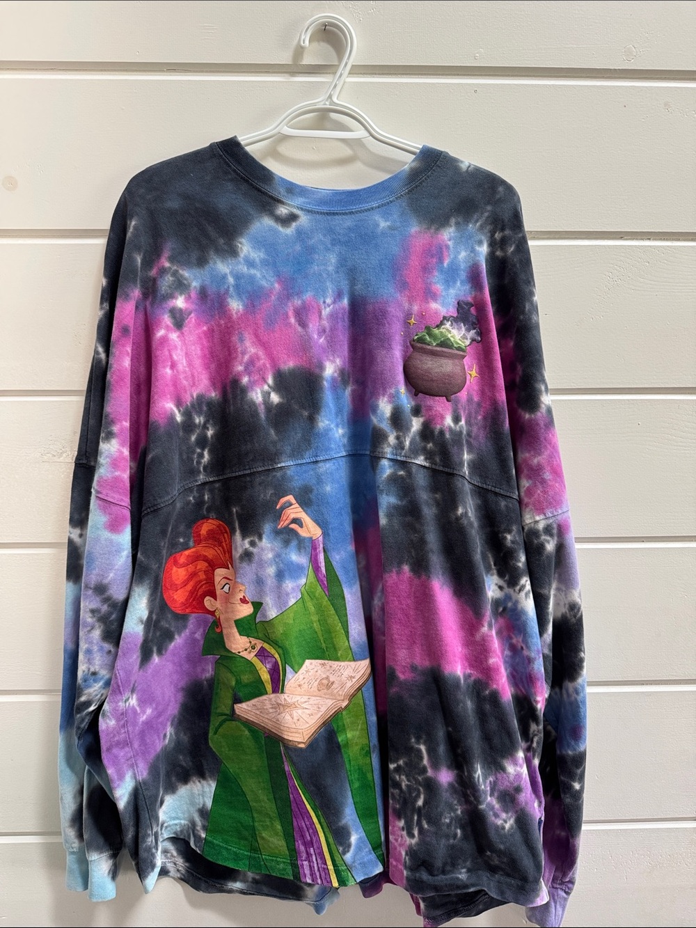Disney Tie-Dye Hocus Pocus Spirit Jersey - Like New!